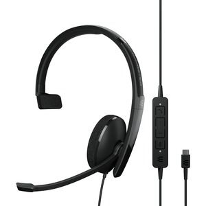 EPOS ADAPT 130 USB-C II Headset with In-Line Call Control 1000917 (EPOS USA 840064407182 Corded Headsets) photo
