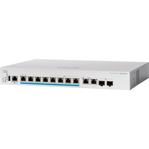 Cisco Business CBS350-8MP-2X Ethernet Switch CBS350-8MP-2X-NA (889728326742 Networking Equipment Switches PoE Switches) photo