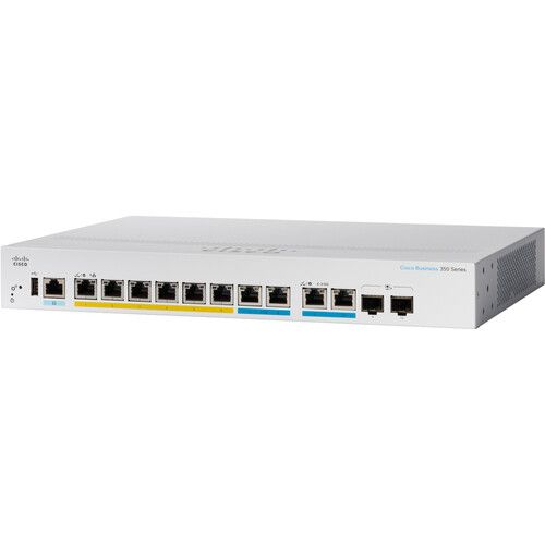 Cisco Business CBS350-8MGP-2X Ethernet Switch CBS350-8MGP-2X-NA (889728326667 Networking Equipment Switches Managed Switches) photo