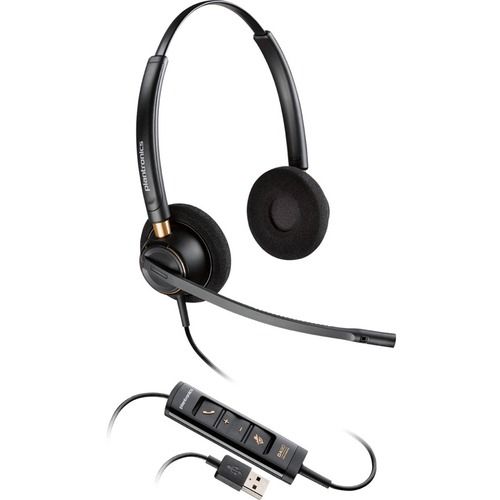 Poly EncorePro 525 USB-A Stereo Headset 783R3AA (HP 197029632906 Corded Headsets) photo
