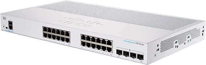 Cisco 350 CBS350-24T-4X Ethernet Switch CBS350-24T-4X-NA (889728293662 Networking Equipment Switches Managed Switches) photo