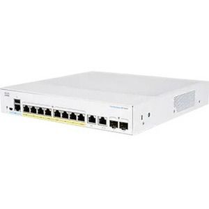 Cisco CBS350-8P-2G Ethernet Switch CBS350-8P-2G-NA (889728293464 Networking Equipment Switches Gigabit Switches) photo