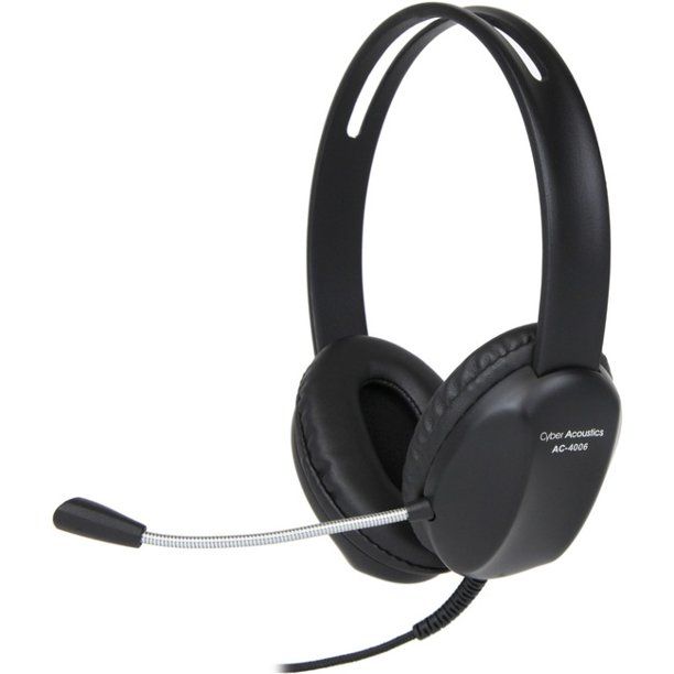 CYBER ACOUSTICS AC-4006 (646422301433 Corded Headsets) photo