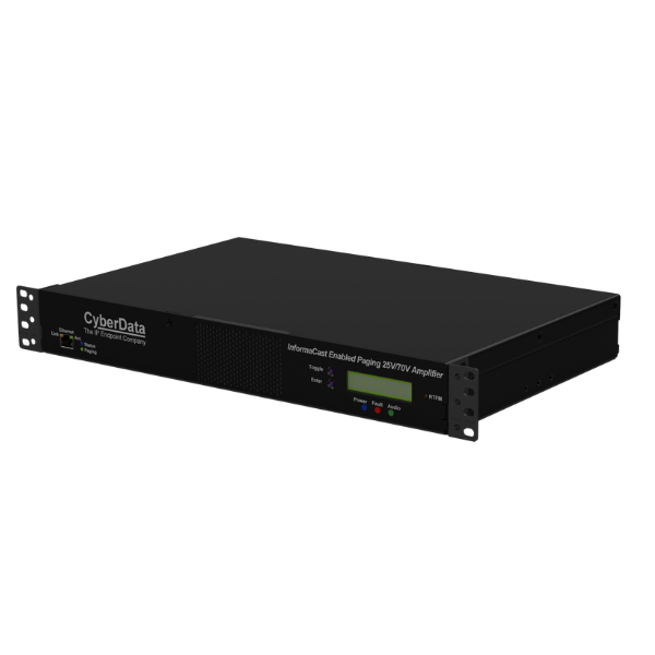 CyberData InformaCast Enabled Paging 25v/70v Amplifier 011592 (IP Paging) photo