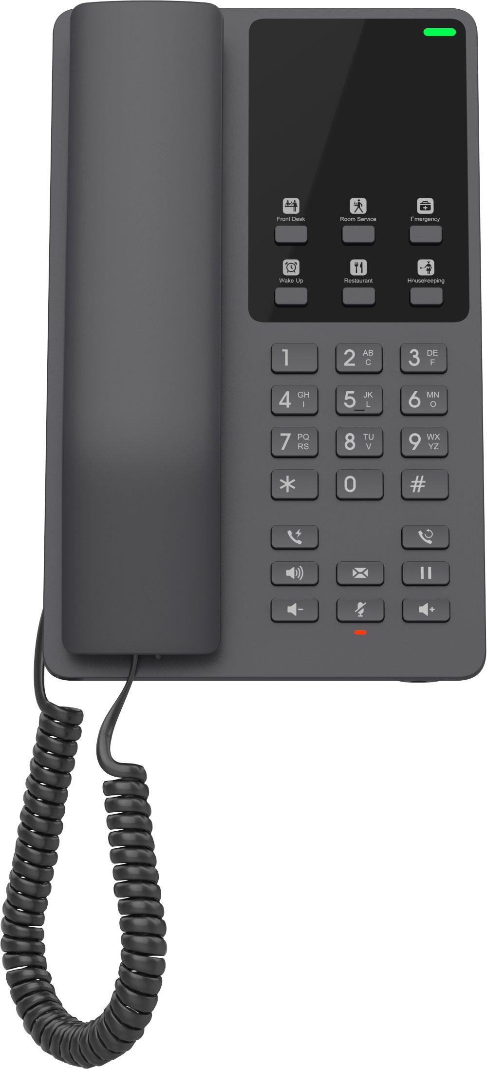 Grandstream GHP621W Hotel Phone with Built-in WiFi - Black (6947273704324) photo