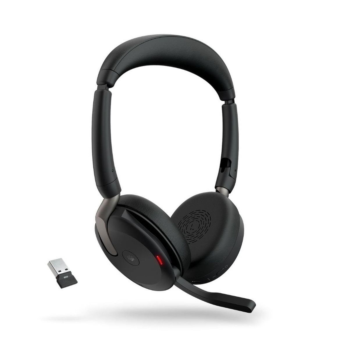 Jabra Evolve2 65 Flex, Wireless Headset, Link380a MS Stereo Black, Microsoft Teams Certified 26699-999-999-01 (0706487024934 Wireless Headsets) photo