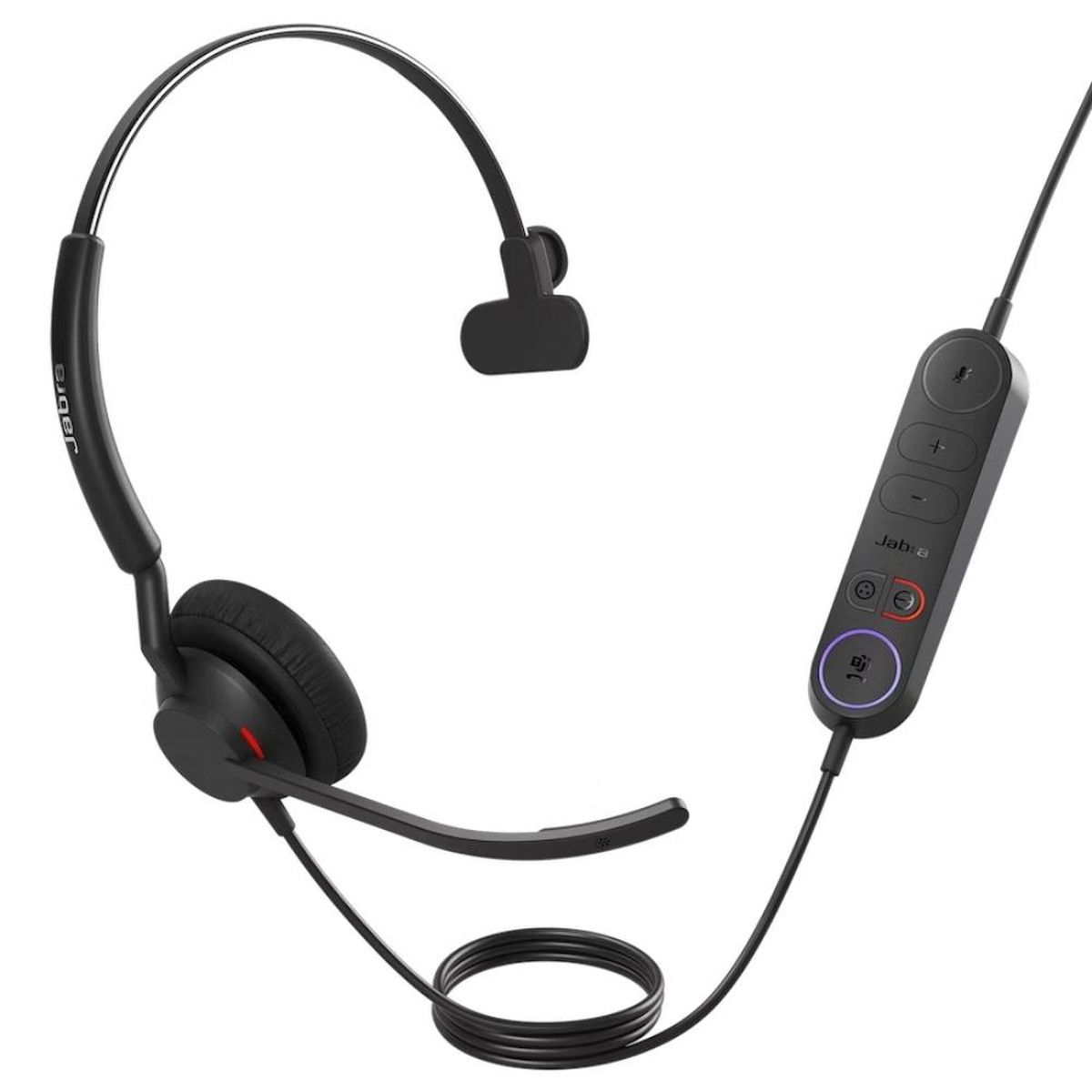 Jabra Engage 40, Corded Headset, Inline Link, USB-C, MS, Mono 4093-413-299 (0706487022503 Corded Headsets) photo