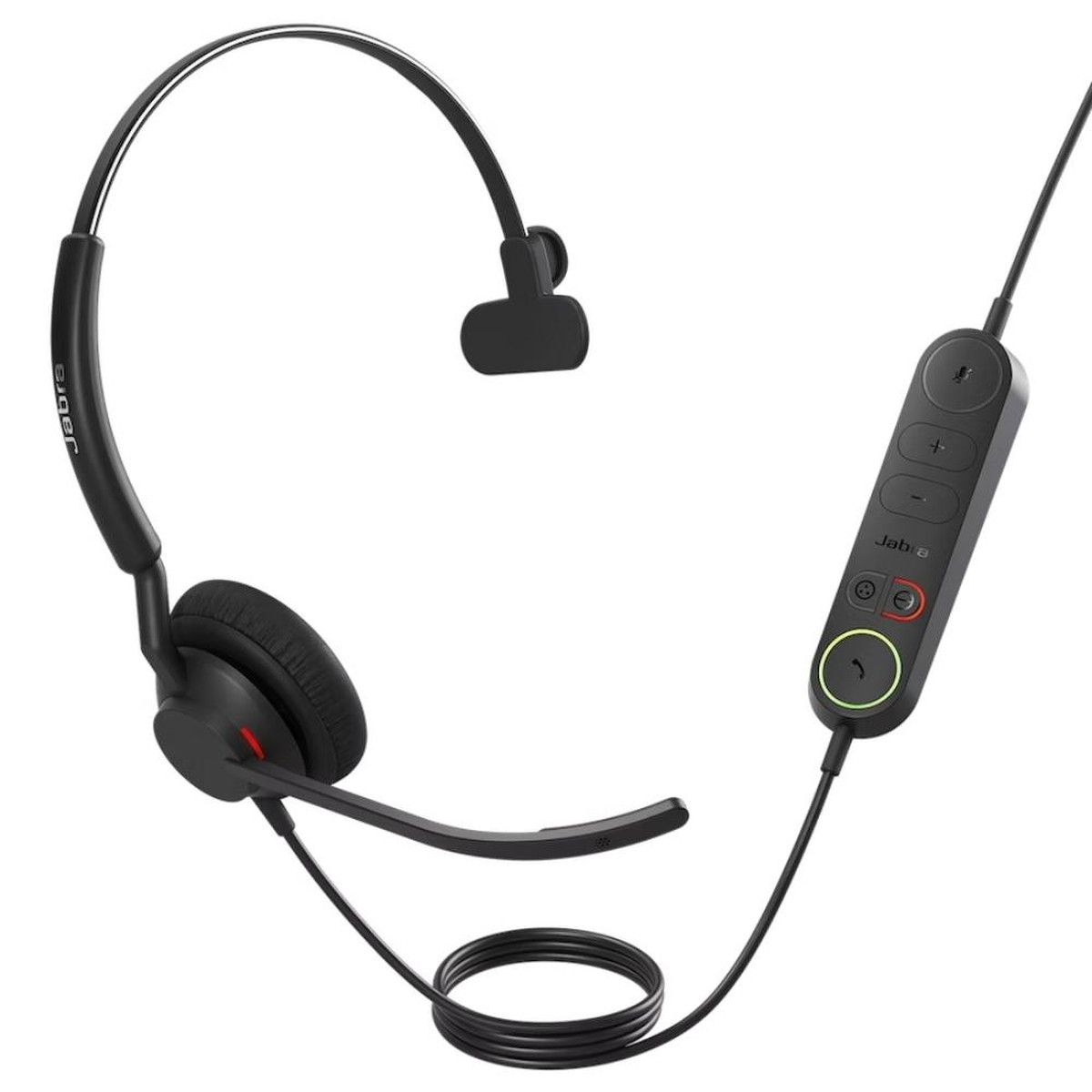 Jabra Engage 40, Corded Headset, Inline Link, USB-A, UC, Mono 4093-419-279 (0706487022473 Corded Headsets) photo