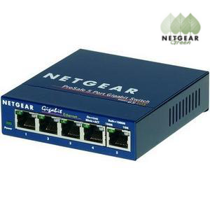 Netgear GS105NA ProSafe 5-Port Unmanaged Gigabit Switch (ProSafe GS105NA 606449029697 Networking Equipment Switches Gigabit Switches) photo
