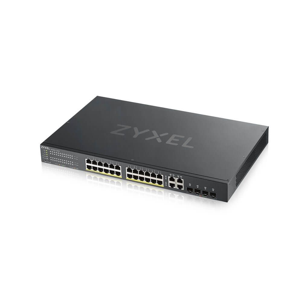 Zyxel GS1920-24HPv2 24-Port GbE Smart Managed PoE Switch (760559125578 Networking Equipment Switches PoE Switches) photo