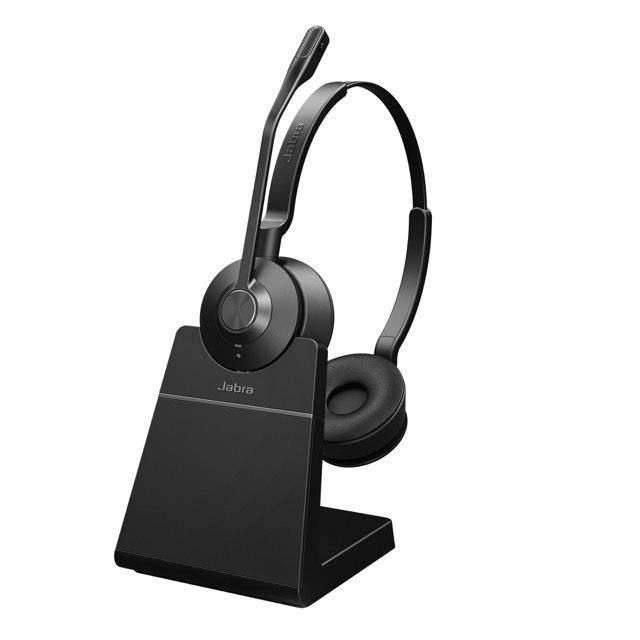 Jabra Engage 55 UC Stereo USB-A with Charging Stand Wireless DECT Headset 9559-415-125 (0706487022176 Wireless Headsets) photo