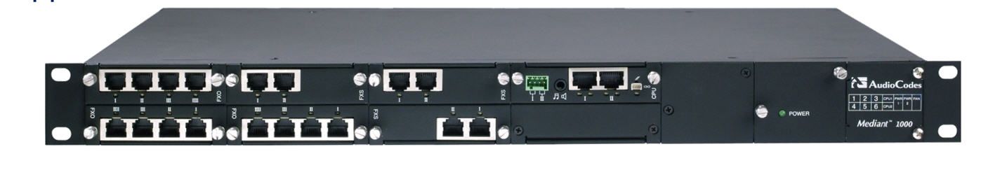 Audiocodes Mediant 1000B M1KB Gateway photo