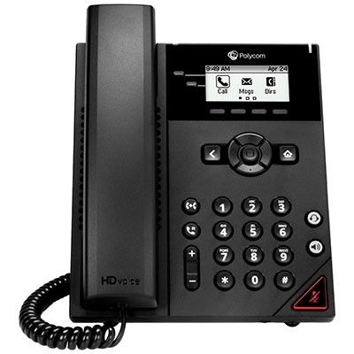 Poly VVX 150 2-Line IP Phone and PoE-enabled-WW 911N0AA#AC3 (HP 197498638355 Corded IP Phones) photo