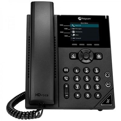 Poly VVX 250 4-Line IP Phone and PoE-enabled-WW 89B62AA#AC3 (HP 196188445471 Corded IP Phones) photo