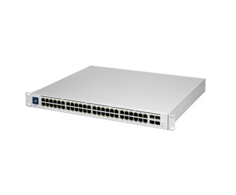Ubiquiti USW-Pro-48-POE 48-Port PoE UniFi Switch Flex (817882028356 Networking Equipment Switches Gigabit Switches) photo