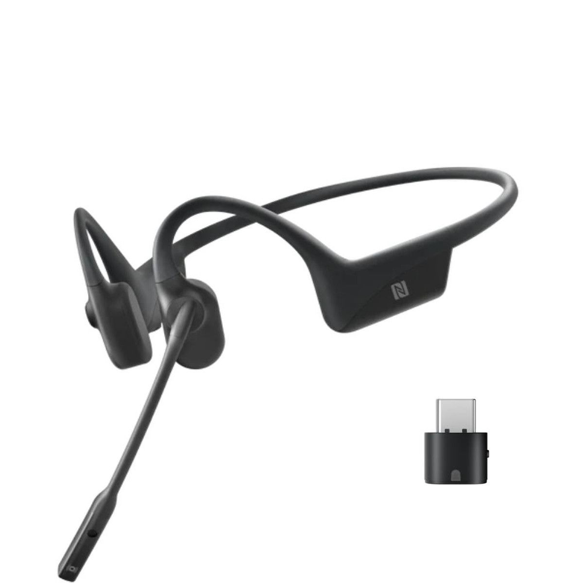 Shokz OpenComm UC USB Bone Conduction Stereo Bluetooth Headset C102-AC-BK-US (Wireless Headsets) photo