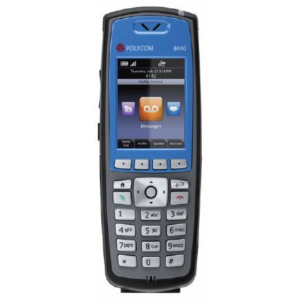 Spectralink 8440 Wi-Fi Phone Blue w/ extended battery w/o LYNC NA (2200-37147-001 and 1520-37215-001) (KBL844000 RingCentral) photo