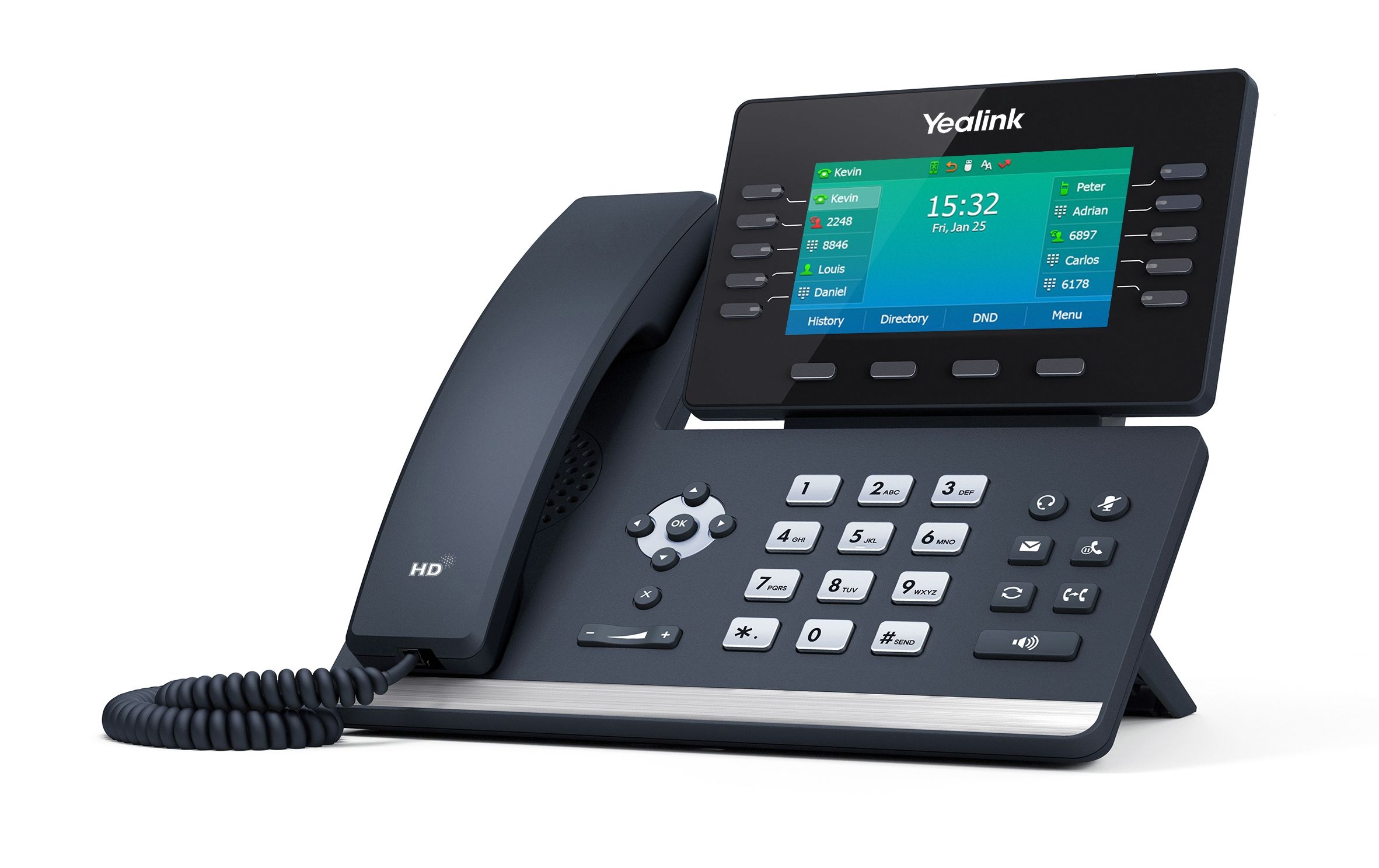 Yealink SIP-T54W IP Phone w/ built-in Bluetooth and Wi-Fi 1301081 