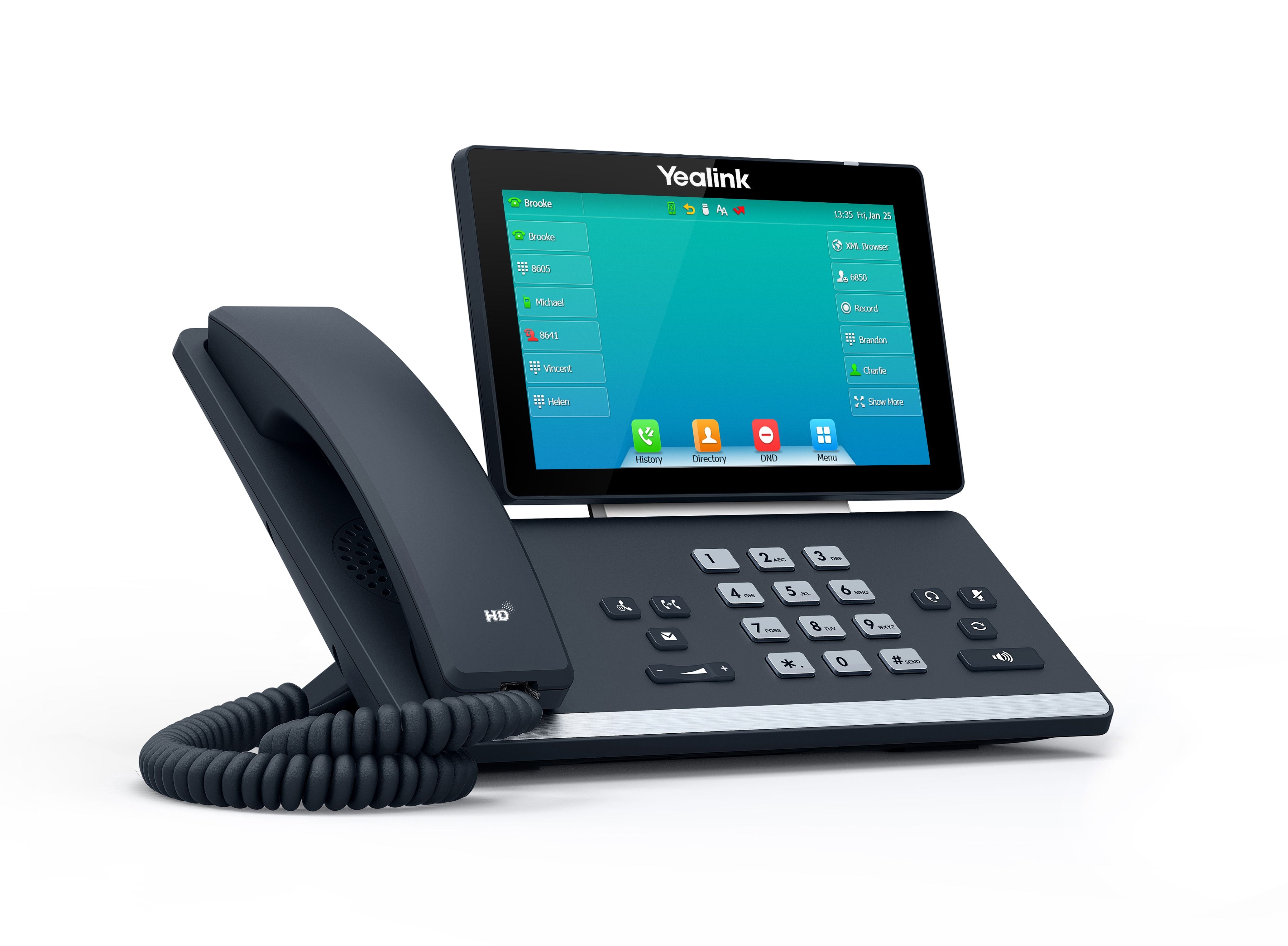 Yealink T57W Premium IP Phone w/ built-in Bluetooth and Wi-Fi