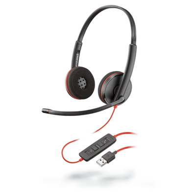 Plantronics Blackwire 3220 Binaural Corded USB-A Headset 209745-101 