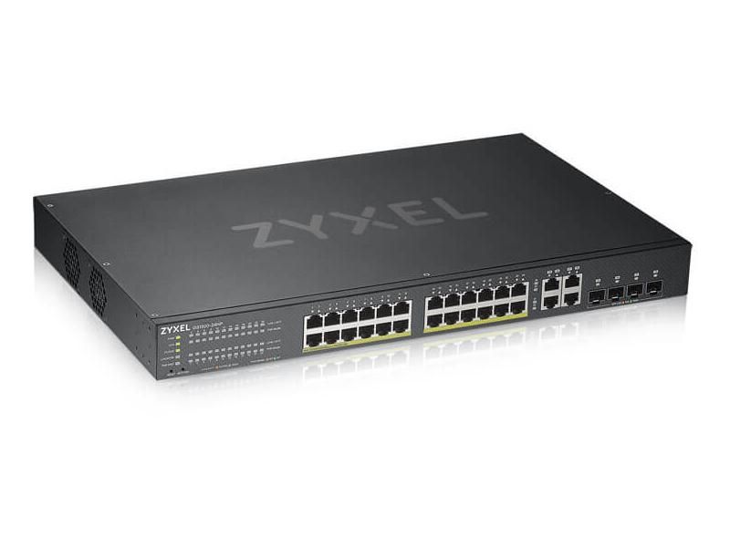 Zyxel 24-Port Smart Rack-Mountable PoE+ Switch  GS1920-24HPV2 (Networking Equipment Switches Gigabit Switches) photo