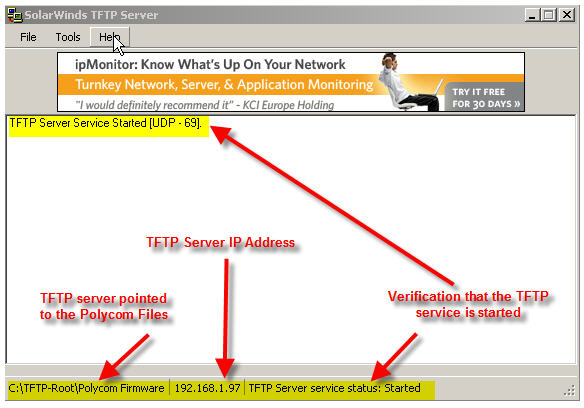 TFTP Server app