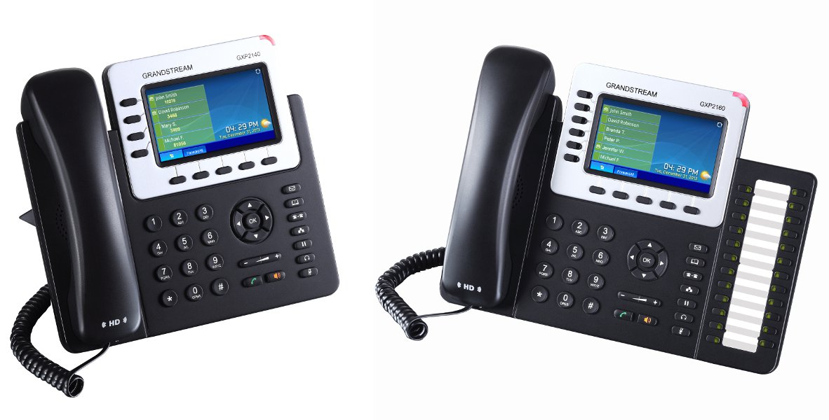 First Look: Grandstream GXP2140 and Grandstream GXP2160 - VoIP Insider