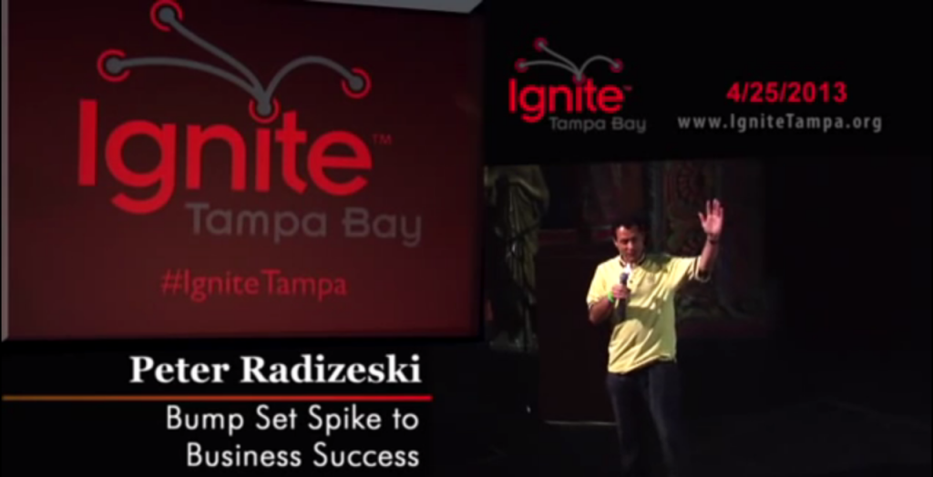 Peter Radizeski presenting at Ignite Tampa 2013