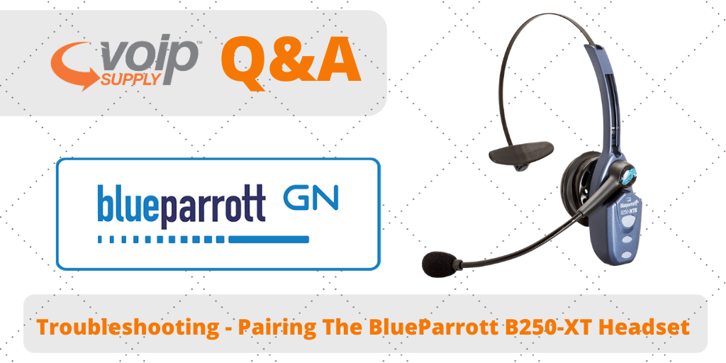 blue parrot bluetooth troubleshooting