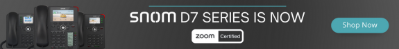 Snom™ D7XX VoIP Phones Products Are Now Zoom-Certified