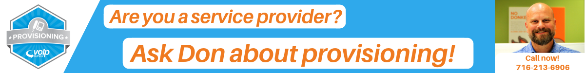 Ask Don about Provisioning