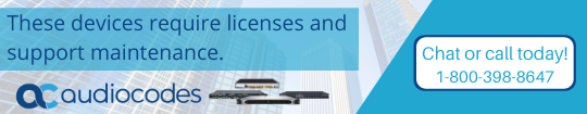 AudioCode Support and Licenses