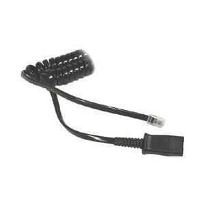 Plantronics Modular Phone Plug Coil Cord for the M10 M12 and MX10 
