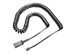 Plantronics U10-S19 Coil Cord to QD 