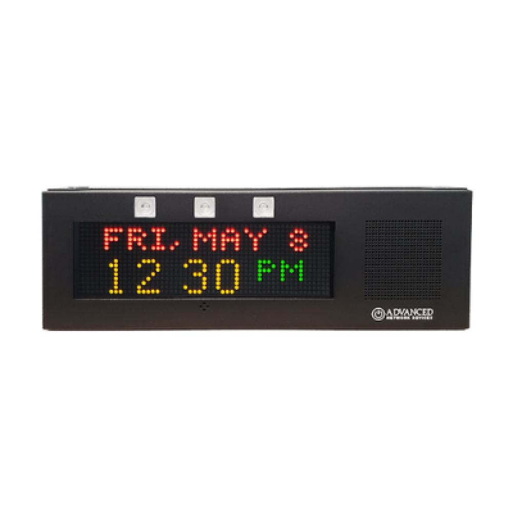 Advanced Network Devices IPCSS-RWB-MB-IC Small IP Display Mate Black ...