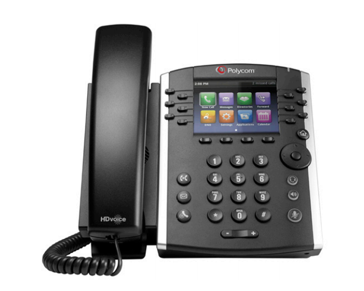 Polycom Plantronics VVX 350 VOIP Business Media Phone 2200-48830-025 