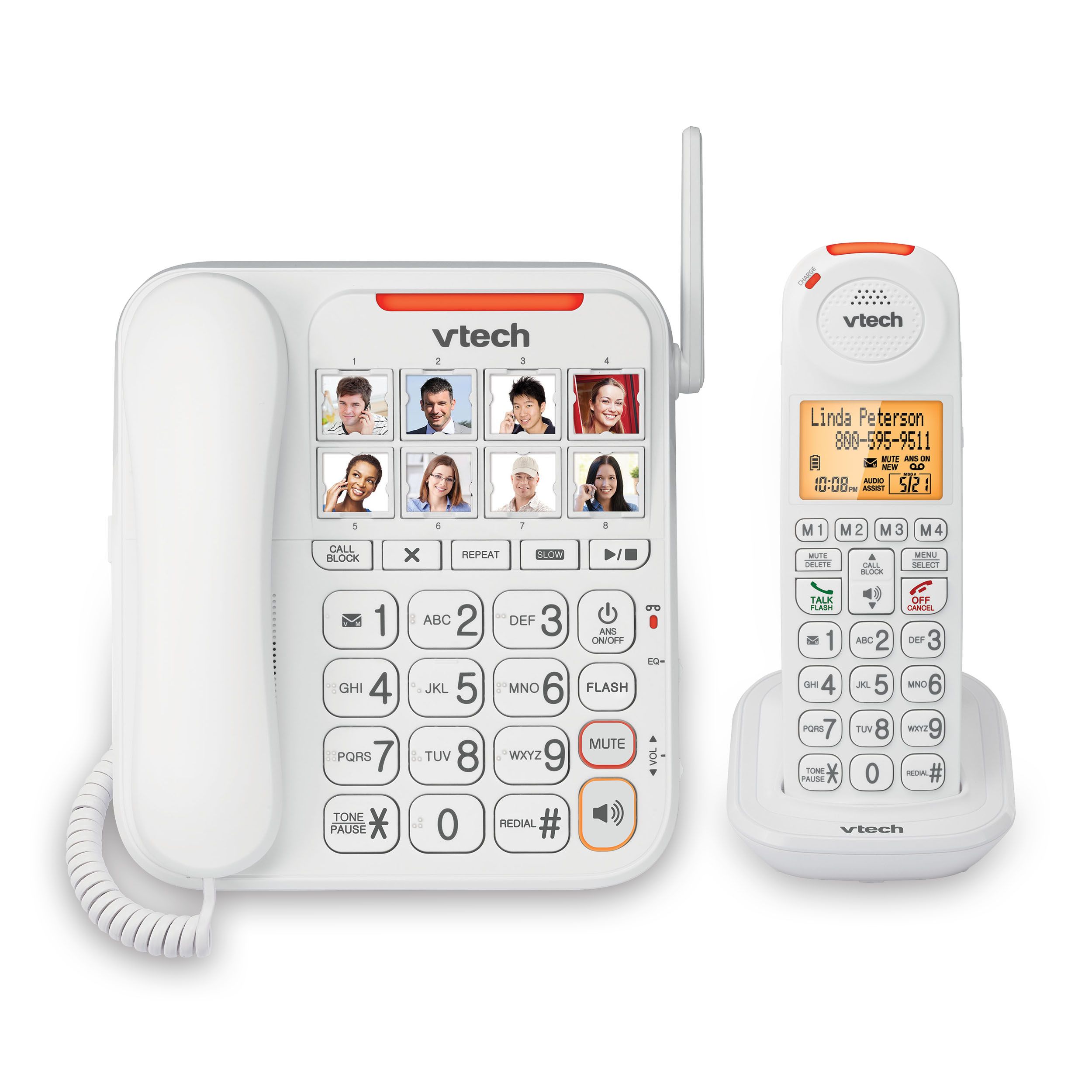 VTech CareLine SN5107 Téléphone sans-fil accessoire pour ensemble SN5127 ou  SN5147 