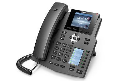 Fanvil X4 X4S 4 Lines VoIP IP Color Phone HD Wall Desk 2X 10/100 QoS PoE 