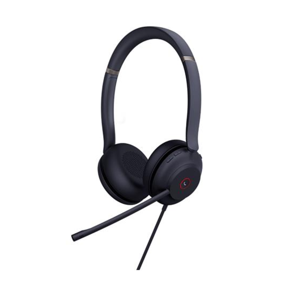 Yealink Auricolari Biaurali RJ-9 – Leggeri 170 G, Cuffie Over-ear Per Chiamate E Musica, Plug & Play