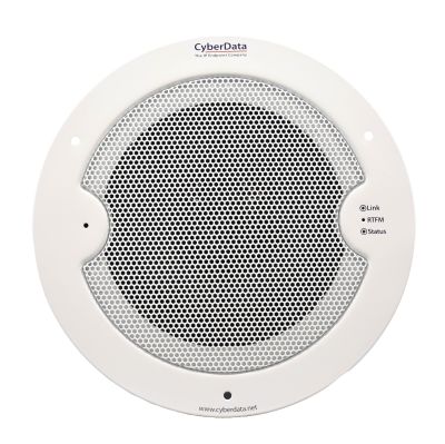 Cyberdata SIP Speaker w/ Talk-back- RAL 9003 Signal White 011394-02-123213