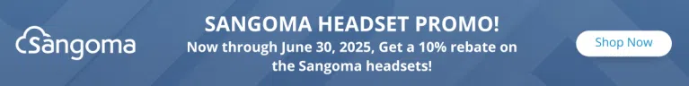 Sangoma Headset Promo thru June 30, 2025