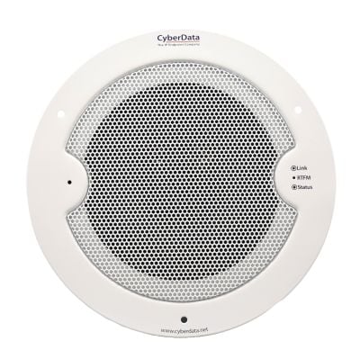 Cyberdata SIP Speaker w/ Talk-back- RAL 9003 Signal White 011394-02-123213