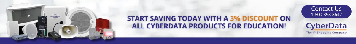 CyberData 3% Education Discount