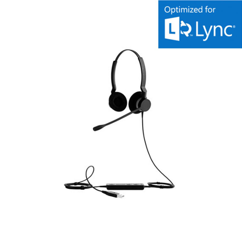 Jabra BIZ 2300 USB MS Duo Corded - VoIP Supply