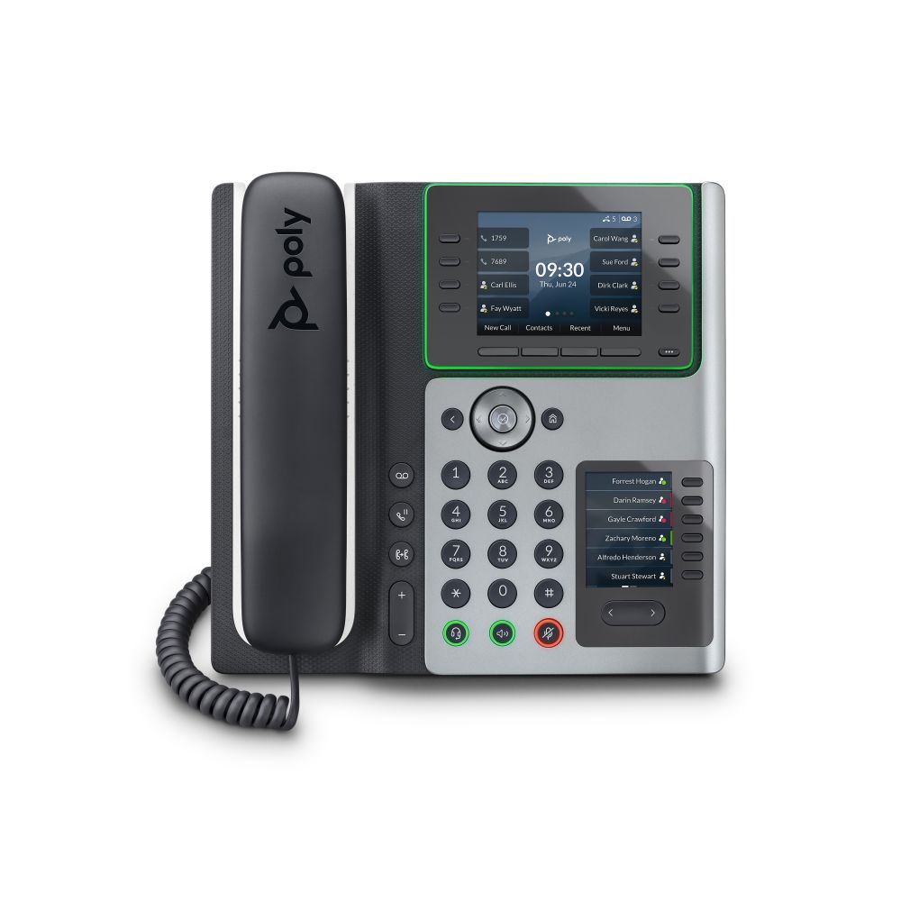 Poly Edge E400 PoE IP Phone 82M93AA - VoIP Supply