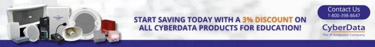 CyberData 3% Education Discount