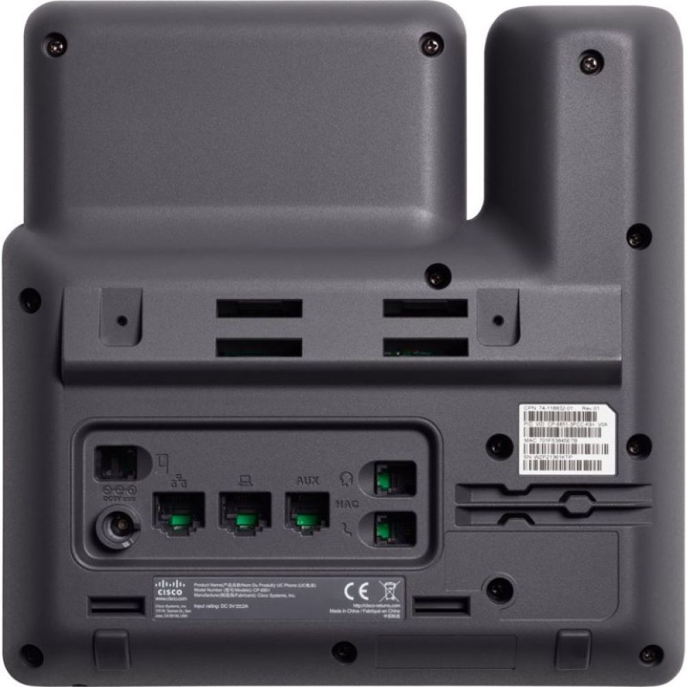 Cisco 6851 IP Phone CP-6851-3PCC-K9= - VoIP Supply