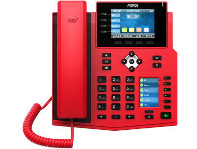 Fanvil X5U Red-V2 16-Line Mid-level IP Phone-02-132569