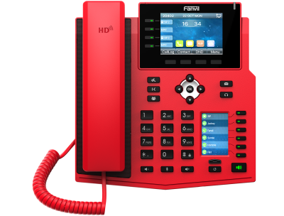 Fanvil X5U Red-V2 16-Line Mid-level IP Phone-02-132569