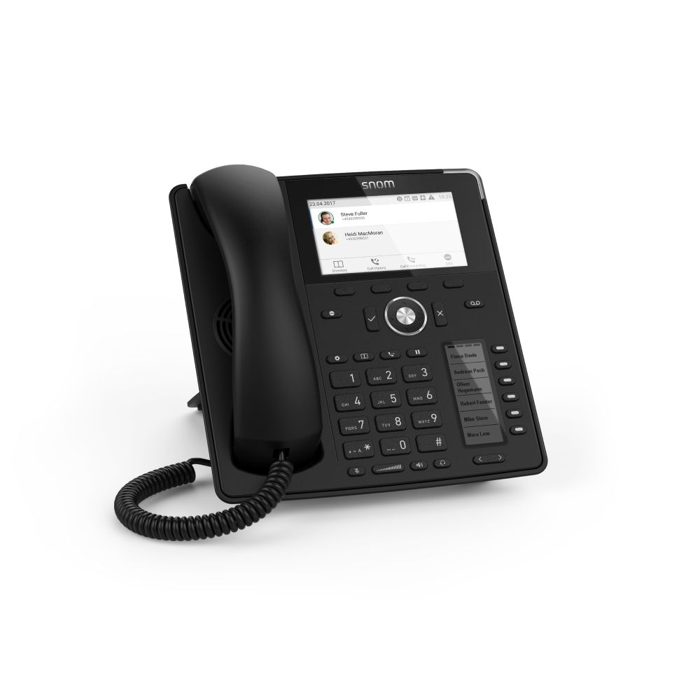 Snom D785 Color SIP Deskset wih Self-Labeling Keys - VoIP Supply